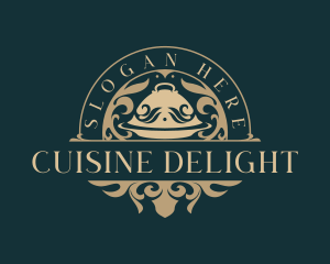  Luxury Gourmet Cloche  logo design