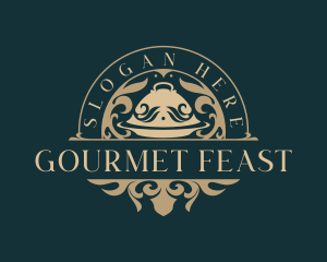  Luxury Gourmet Cloche  logo design