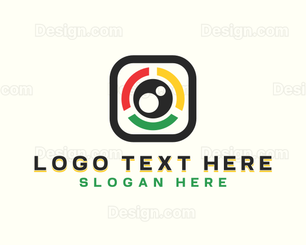 Jamaican Camera Photographer Logo