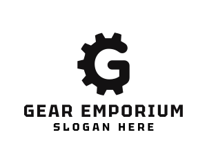 Machine Gear Cog logo