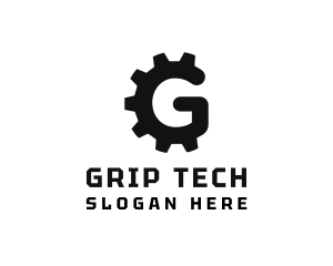 Machine Gear Cog logo design