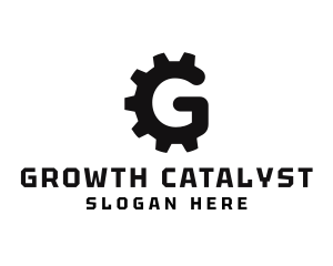 Machine Gear Cog logo design