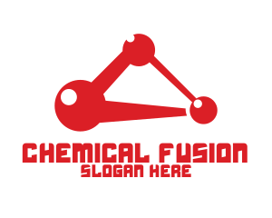 Red Shiny Atom logo