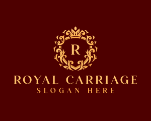 Royal Crown Ornament logo design