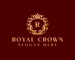 Royal Crown Ornament logo design