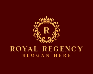 Royal Crown Ornament logo design