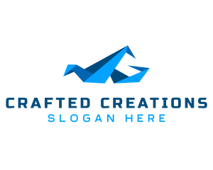 Creative Modern Origami logo design