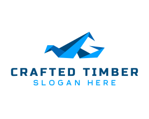 Creative Modern Origami logo design