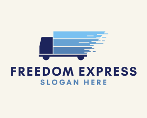 Express Truck Delivery logo design