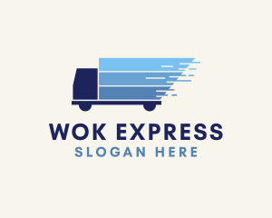 Express Truck Delivery logo design