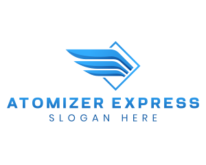 Express Wings Logistics logo design