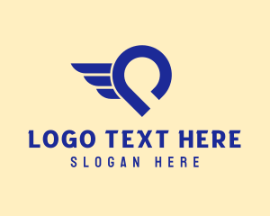 Location Pin Delivery Wings  logo