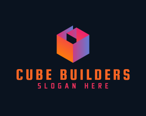 3D Cube Box  logo design