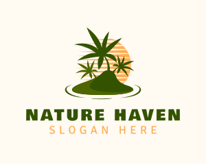 Organic Weed Nature logo design