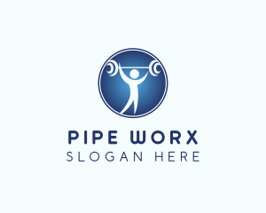 Physical Fitness Gym logo design