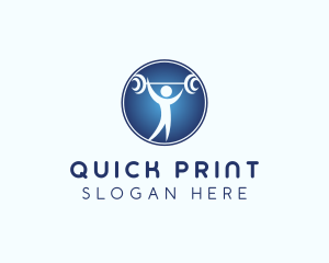 Physical Fitness Gym logo design