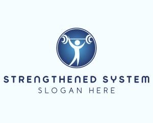 Physical Fitness Gym logo design