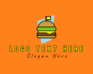 Retro Cheese Burger logo