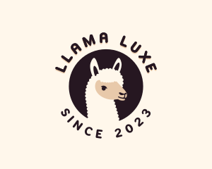 Llama Farm Animal logo