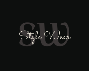 Tailoring Fashion Style logo design