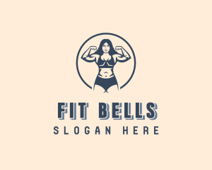 Strong Woman CrossFit logo design