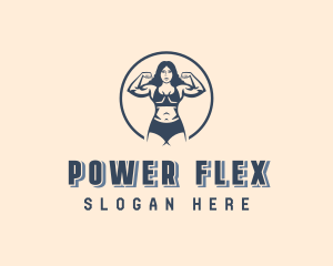 Strong Woman CrossFit logo design