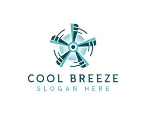 Propeller Fan Cooling logo design