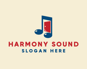 Music Studio Door  logo design