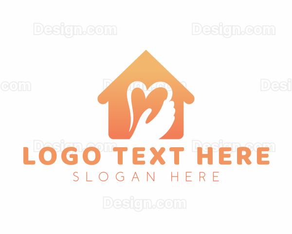 Heart Hand House Logo