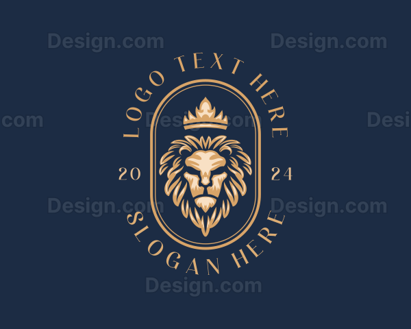 Lion King Crown Logo