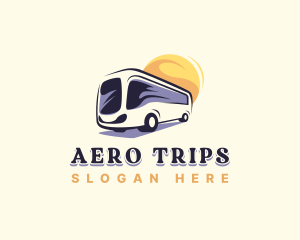 Vacation Bus Trip logo design