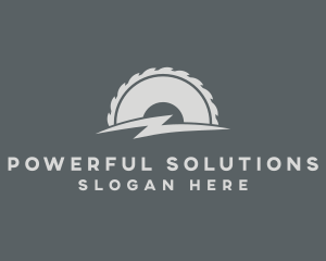 Electric Saw Tool  logo design