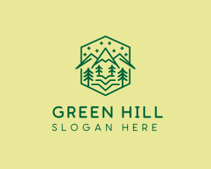 Green Outdoor Nature  logo design