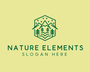 Green Outdoor Nature  logo design