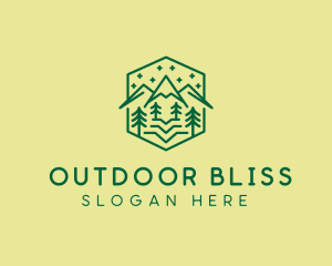 Green Outdoor Nature  logo design