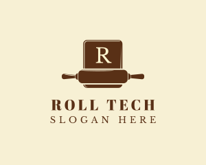 Baker Rolling Pin logo design