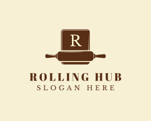 Baker Rolling Pin logo design