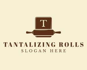 Baker Rolling Pin logo design