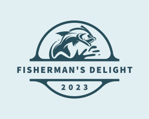 Fisherman Sea Market logo design