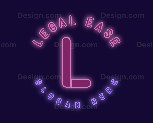 Cool Neon Nightclub Logo