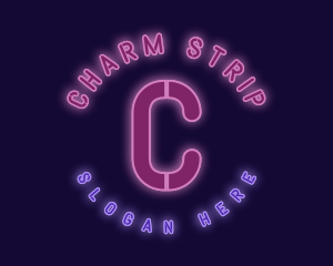 Cool Neon Bar logo design