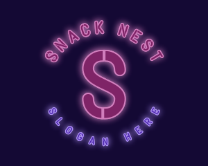 Cool Neon Bar logo design