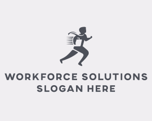 Running Career Employee logo design