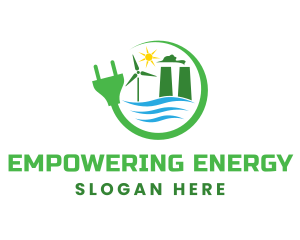 Sun Eco Electricity logo design