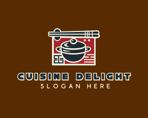 Asian Soup Dining logo design