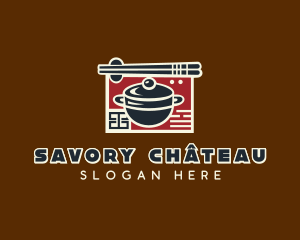 Asian Soup Dining logo design