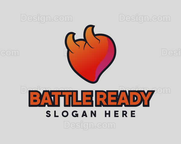 Naughty Heart Horn Logo