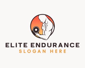 Fitness Gym Weightlifting logo design