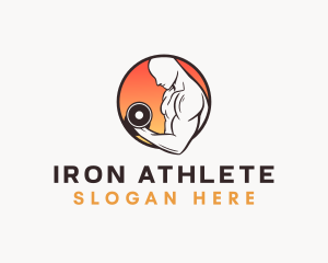 Fitness Gym Weightlifting logo design