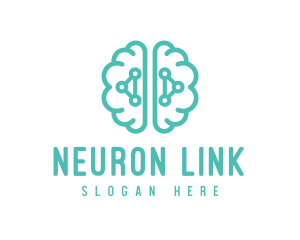 Teal Brain Mind Logic logo